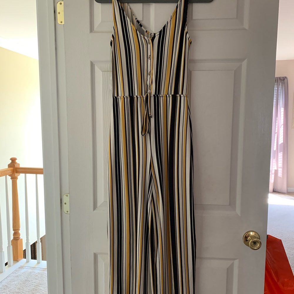 Charlotte Russe Stripe jumpsuit